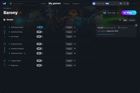 barony cheats|Barony Cheats and Trainer for Steam .